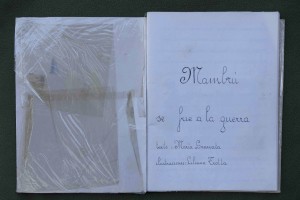 Libro de artistaMambrú se fue a la guerra